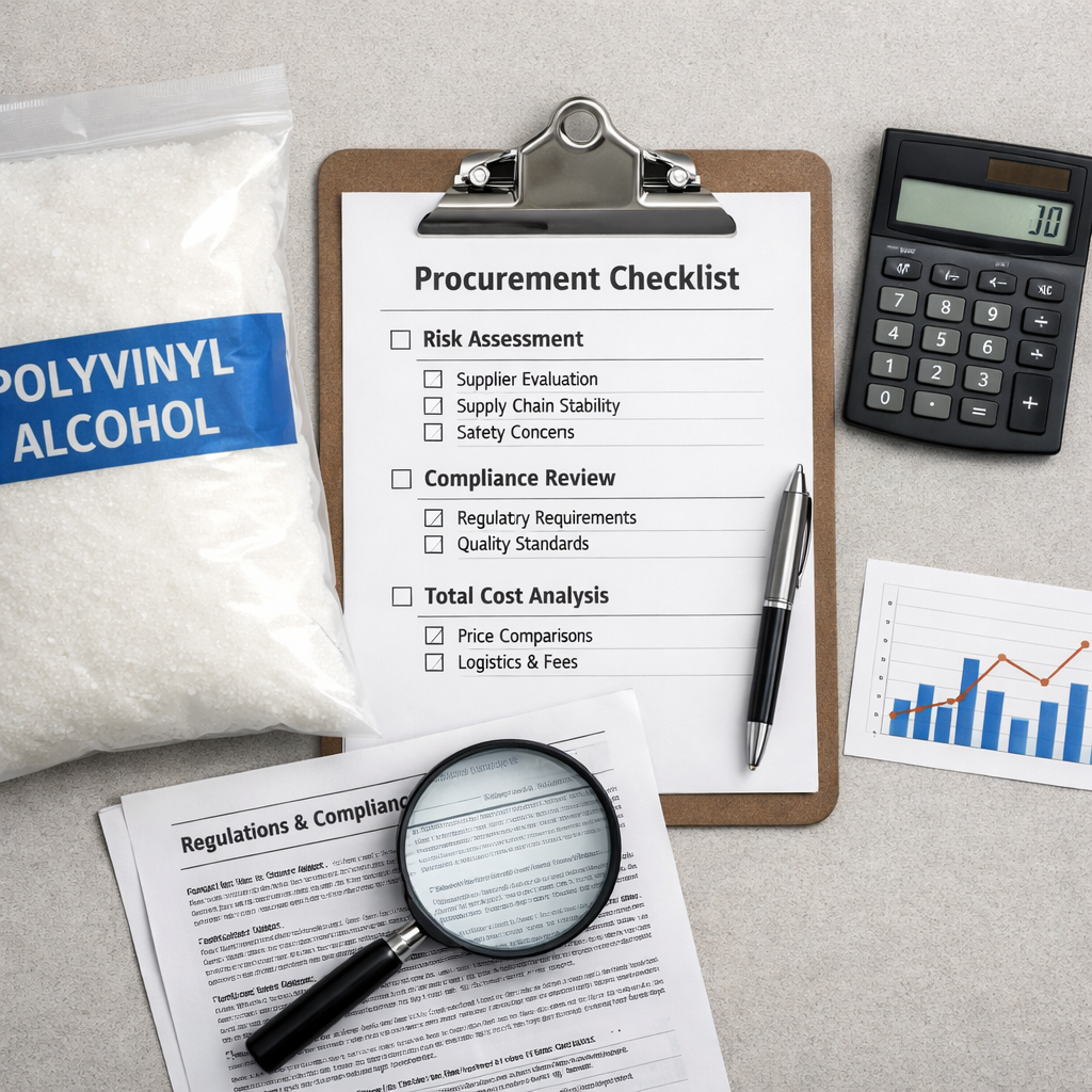 2026 Polyvinyl Alcohol Procurement Checklist: Risk, Compliance, Total Cost