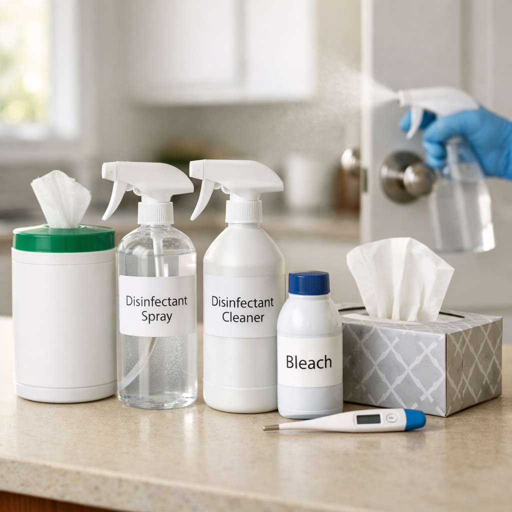 Before Cold and Flu Season: Best Disinfectants for Household Health
