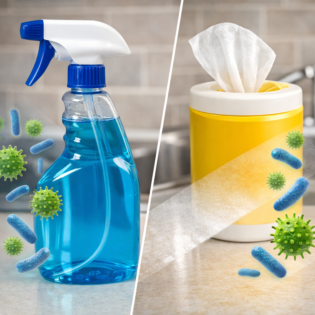 Best Hospital-Grade Disinfectants Compared: Sprays Versus Wipes For Homes