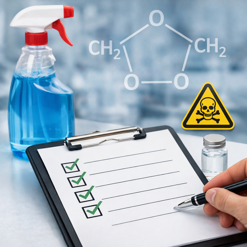 Checklist: Assess 1,4‑Dioxane Risk in Surfactant-Heavy Cleaning Formulas