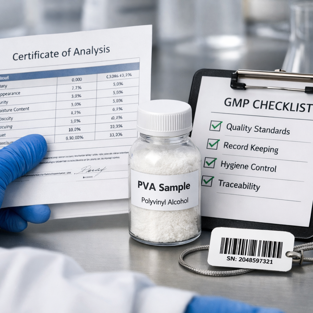 How to Qualify PVA Vendors: COAs, GMP, and Traceability