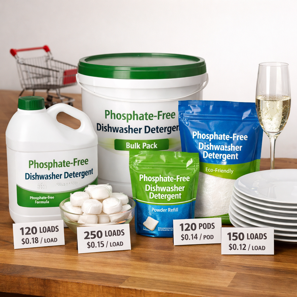 Top Bulk Deals on Phosphate-Free Dishwasher Detergent in 2026