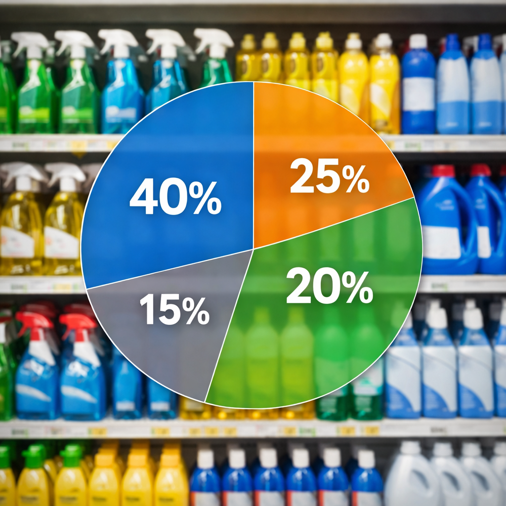 Which Cleaning Brands Dominate Stores? Market Share Guide for Buyers